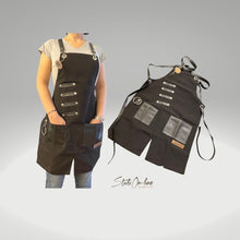 Load image into Gallery viewer, Apron, Unique Design Black Apron