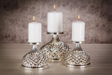 Load image into Gallery viewer, -Candleholder,Silver Plated  Candleholder