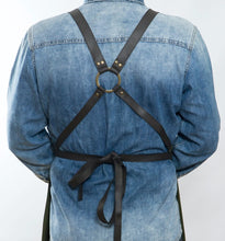 Load image into Gallery viewer, -Green Fabric Heavy Duty Apron