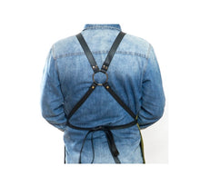 Load image into Gallery viewer, Green and Black Denim Apron