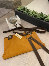 Load image into Gallery viewer, Faux Apricot Nubuck Suede Apron-BERLIN 05