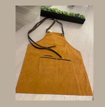 Load image into Gallery viewer, Faux Apricot Nubuck Suede Apron-BERLIN 05