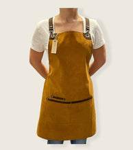 Load image into Gallery viewer, Faux Apricot Nubuck Suede Apron-BERLIN 05