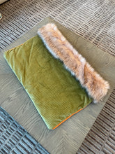 Load image into Gallery viewer, Pistachio, Snuggle Bed for Pets, Cuddle Bed, Faux Fur Pet Bed