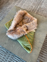 Load image into Gallery viewer, Pistachio, Snuggle Bed for Pets, Cuddle Bed, Faux Fur Pet Bed