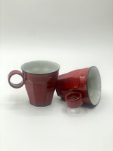 Load image into Gallery viewer, -Hand glazed Porcelain, red espresso cup