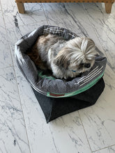 Load image into Gallery viewer, Jack Black Denim Cave Bed for Pets, Cuddle Bed