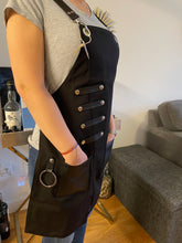 Load image into Gallery viewer, Unique Design Black Apron