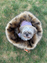 Load image into Gallery viewer, Ollie Soft Faux Fur Cave Pet Bed
