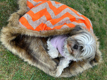 Load image into Gallery viewer, Ollie Soft Faux Fur Cave Pet Bed