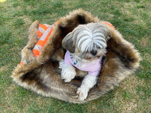 Load image into Gallery viewer, Ollie Soft Faux Fur Cave Pet Bed