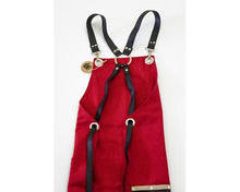 Load image into Gallery viewer, -Red Adjustable Artist Apron
