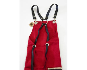 -Red Adjustable Artist Apron