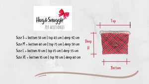 Athena Boho Style Snuggle Bed for Pets, Cuddle Bed