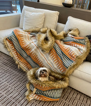 Load image into Gallery viewer, Boho Style, Personalized Christmas Movie Blanket
