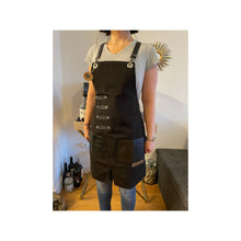 Load image into Gallery viewer, Unique Design Black  Apron
