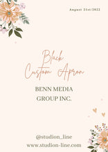Load image into Gallery viewer, Unique Design Black  Apron Miro 02BB
