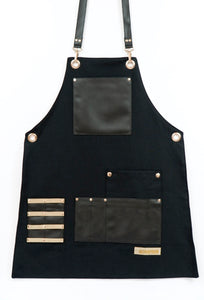-Apron, Black Titan Extra Pocket