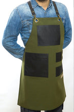 Load image into Gallery viewer, -Green Fabric Heavy Duty Apron
