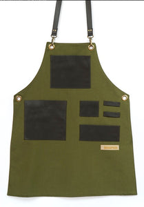-Green Fabric Heavy Duty Apron