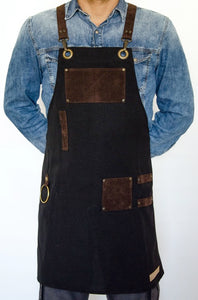 Plus Size Coton Canvas Apron,
