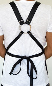 - Apron, Unique Design Grey and Black  Apron
