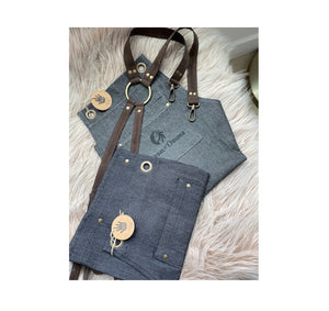 -Soft Color, Denim Apron