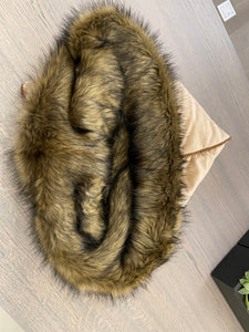 Coconut Snuggle Bed for Pets, Cuddle Bed, Faux Mink Pet Bed