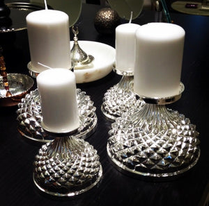 -Candleholder,Silver Plated  Candleholder