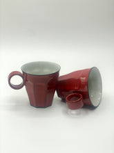 Load image into Gallery viewer, -Hand glazed Porcelain, red espresso cup
