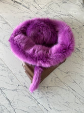 Load image into Gallery viewer, Toby, High-end faux fur and faux leather  handmade pet bed
