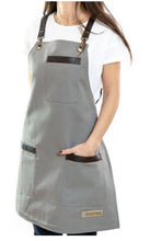 Load image into Gallery viewer, Grey Modern Design Apron
