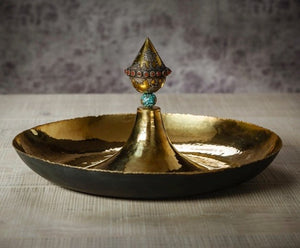 -Vintage Copper Design Plate